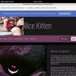 Alicekitten.modelcentro.com Mit ELV