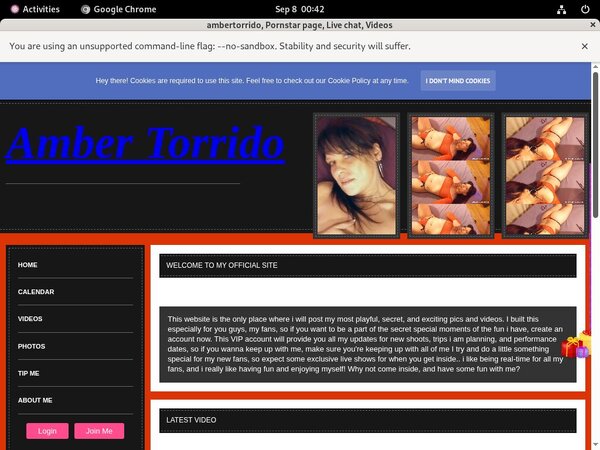 Ambertorrido Discount Registration