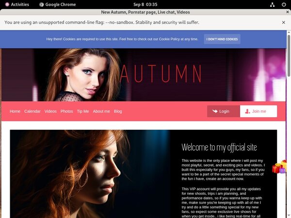 Autumn.demo.modelcentro.com Discount Registration