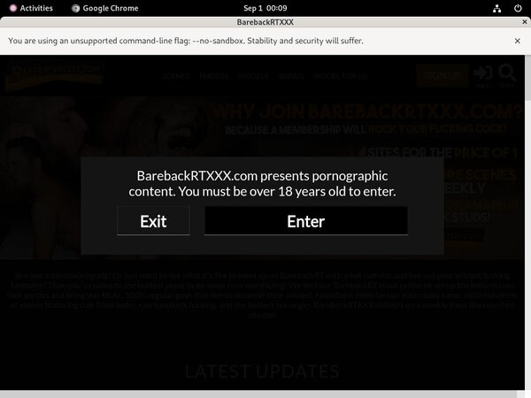 Barebackrtxxx.com Promo Trial