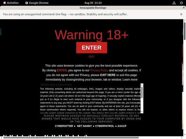 Bondage Inescapable Logins