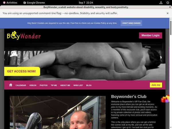 BoyWonder Trial Memberships