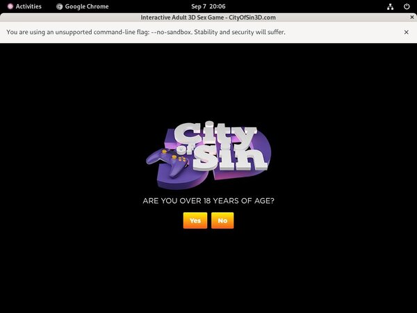 City Of Sin 3D Discount On