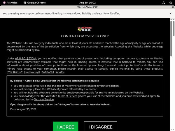 Create Workin Men XXX Account