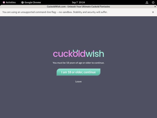 Cuckoldwish Black