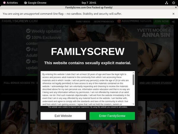 Familyscrew.com Join Via Paypal Familyscrew.com Join Via Paypal