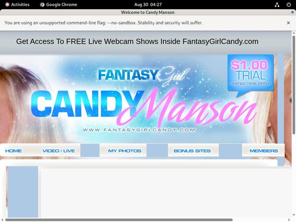 Fantasy Girl Candy Discount Username
