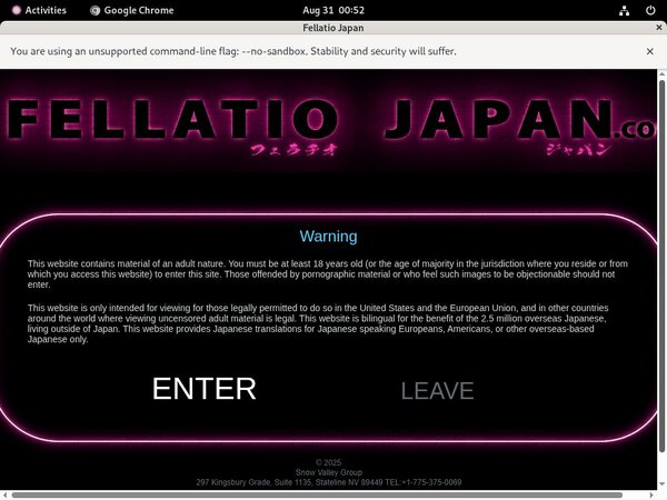 Fellatio Japan Accounts Password