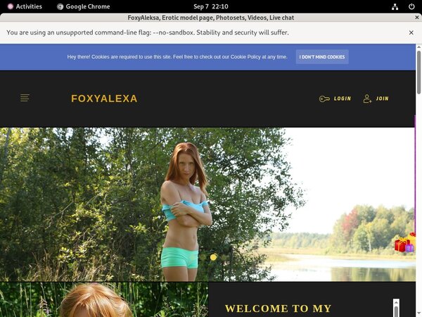 FoxyAleksa Free Sign Up