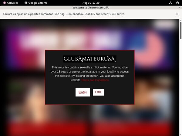 Free Club Amateur USA Account Discount