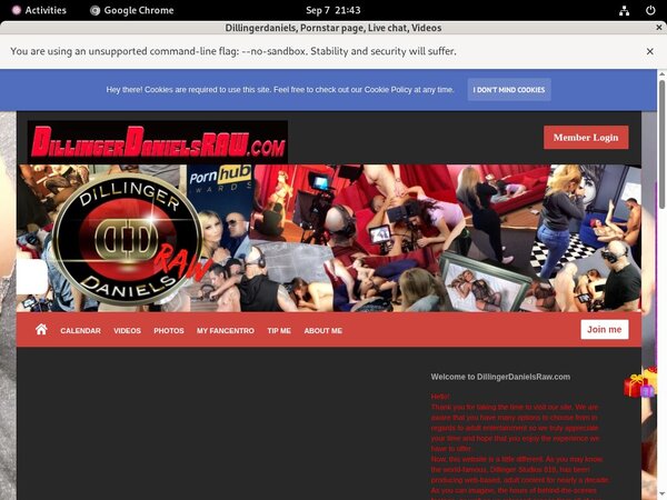 Free Dillingerdanielsraw.com Account