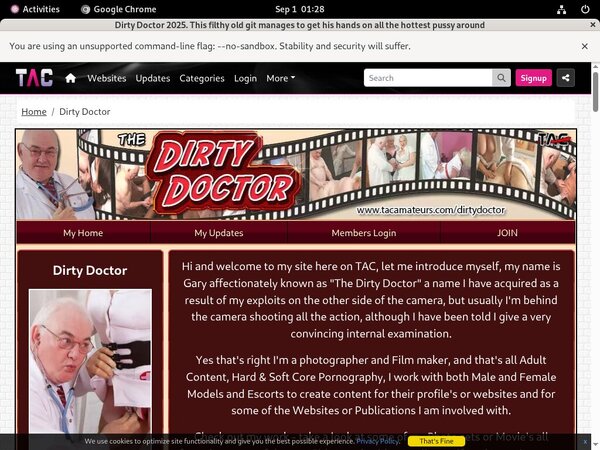 Free Dirtydoctor Account