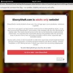 Free Ebonyshaft.com Trial Membership