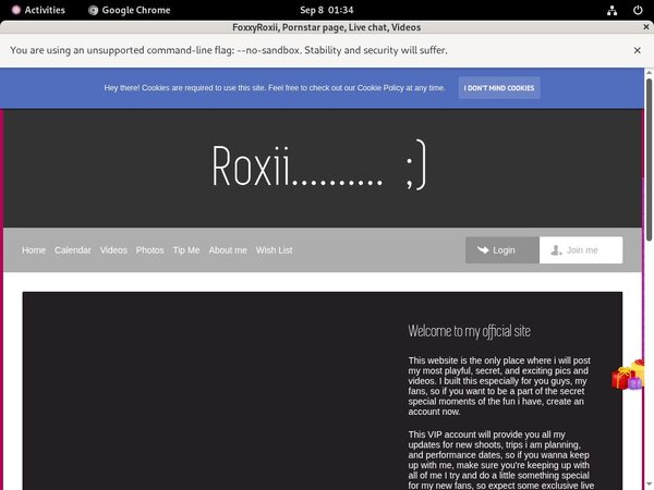 Free FoxxyRoxii Promo Code
