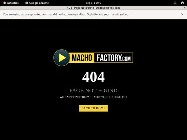 Free Macho Factory Account Passwords