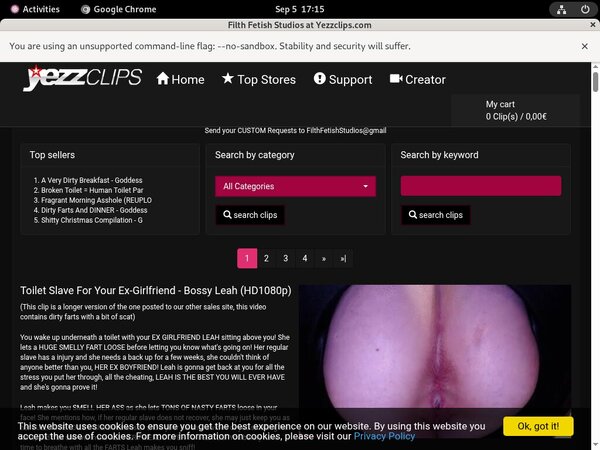 Get Free Filth Fetish Studios Account
