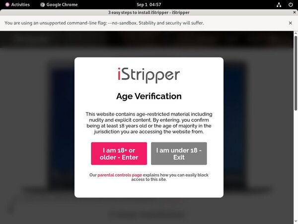 Istripper.com Porn Site