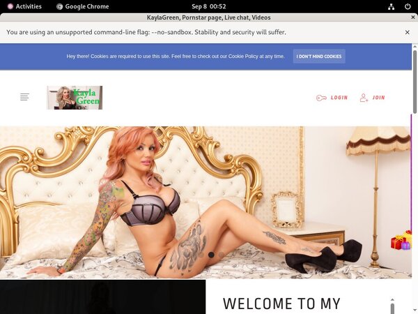 Kaylagreenf4f.modelcentro.com Sign Up Page