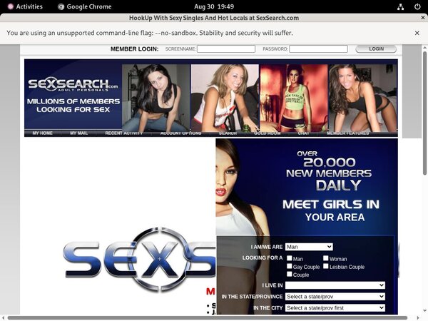 Logins Sex Search Free