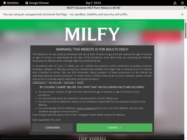 Milfy Promo Link