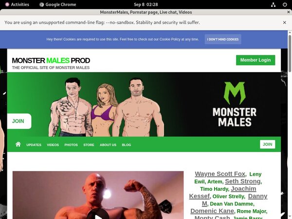 Monstermalesprod.com Gift Card