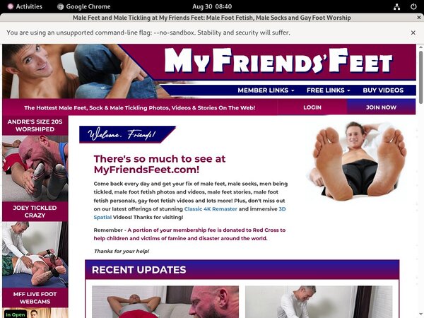 My Friends Feet Free Trial Join