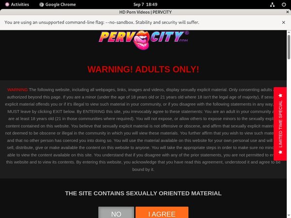 New Pervcity.com Discount Deal