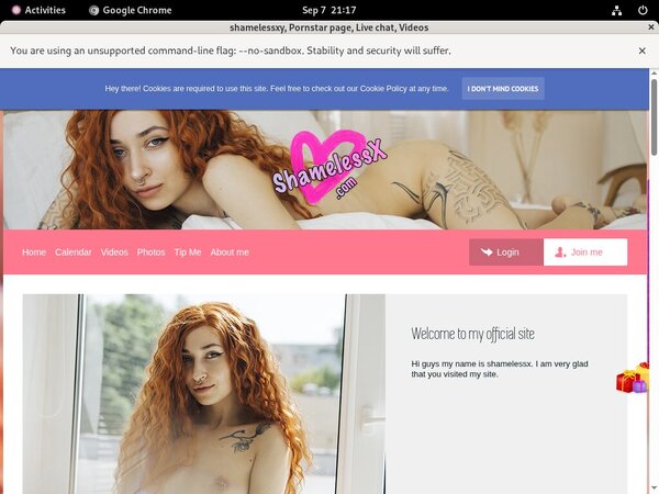 Noshamesg.modelcentro.com Promo