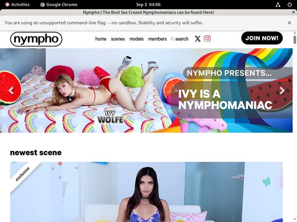 Nympho Login Password