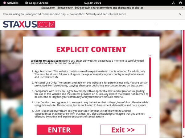 Passwords Staxus.com Free