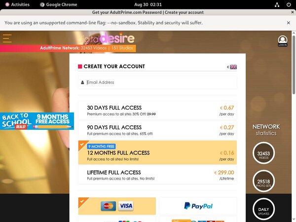 Premium Digital Desire Account