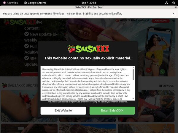Salsaxxx.com Promo Id Salsaxxx.com Promo Id