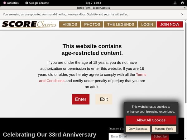 Signup For Score Classics With Paypal