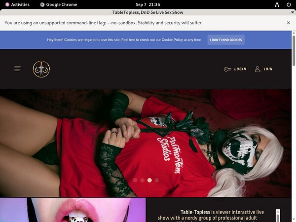 TableTopless Profile