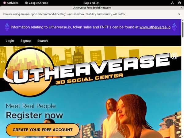 Utherverse.com Trial Offers