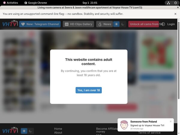 Voyeurhouse Free Login Account