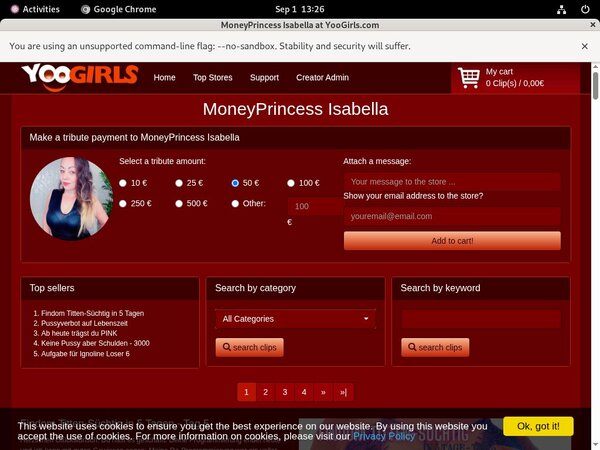 Watch MoneyprincessIsabell