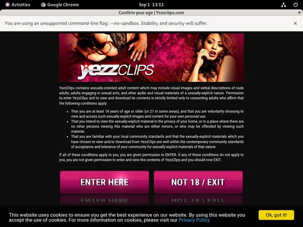 Yezzclips.com Trial Sign Up