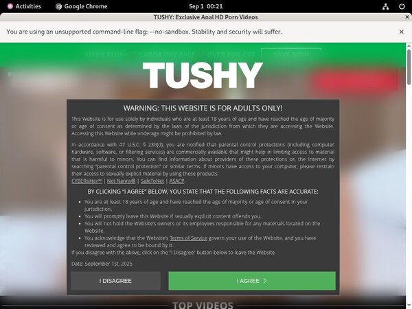 Tushy Account Online
