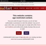Karinahart.com Member Account